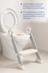 Детская накладка на унитаз со ступенькой BabyJem Sand Beige, 24 мес+ купить в Кишиневе. Фото 5