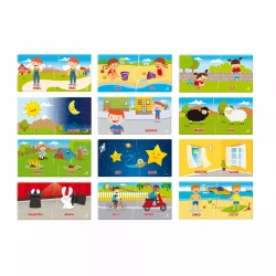 Puzzle educativ Clementoni Jocul Opozițiilor, 24 elemente cumpăra în Chișinau. Foto 2