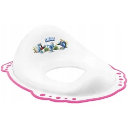 Детская накладка на унитаз Maltex 2 компонента The Smurfs White/Pink, 18 мес+ купить в Кишиневе. Фото 1