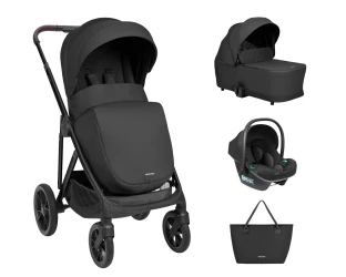 Коляска 3 в 1 Kikkaboo Chiara 2027 Black купить в Кишиневе. Фото 3