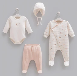 Комплект из 4 штук Caramell Tiny Boy Beige (0М) купить в Кишиневе. Фото 1