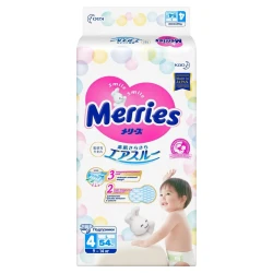 Подгузники Merries L (9-14 кг), 54 шт. купить в Кишиневе. Фото 1