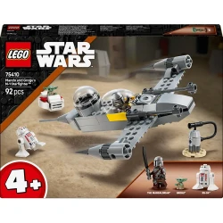 Конструкторы Lego Star Wars Mando And Grogu's Starfighter N-1, 92 элемента купить в Кишиневе. Фото 1
