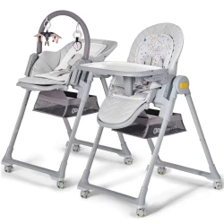 Стульчик для кормления 2 в 1 KinderKraft Lastree Grey купить в Кишиневе. Фото 6