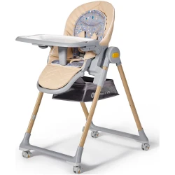 Стул для кормления 2 в 1 KinderKraft Lastree Wood купить в Кишиневе. Фото 1