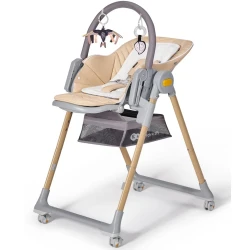 Стул для кормления 2 в 1 KinderKraft Lastree Wood купить в Кишиневе. Фото 2
