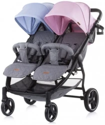 Cărucior pentru gemeni Chipolino 2 Classy Blue Pink cumpăra în Chișinau