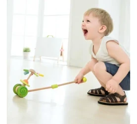 Jucarie de impins din lemn Classic World Helicopter Curcubeu cumpăra în Chișinau. Foto 3