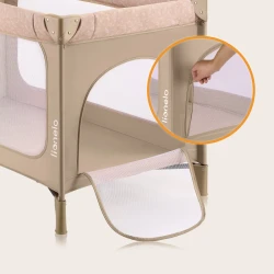 Манеж-кровать Lionelo Jasmin Easy Fold Beige Sand купить в Кишиневе. Фото 13