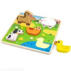 Puzzle din lemn Viga Fermă, 48 elemente cumpăra în Chișinau. Foto 2