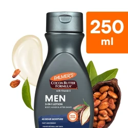 Лосьон для сухой и огрубевшей кожи Palmers Men 3 in 1, 250 мл купить в Кишиневе. Фото 3