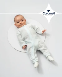 Salopetă Caramell Jungle Friends Grey & Ecru (6-9L) cumpăra în Chișinau. Foto 2