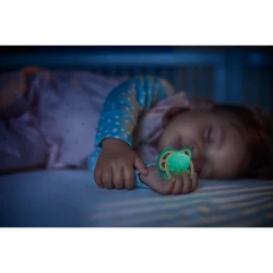 Suzeta ortodontica din silicon Philips Avent Ultra Air Nighttime (0-6 luni), 2 buc. cumpăra în Chișinau. Foto 3