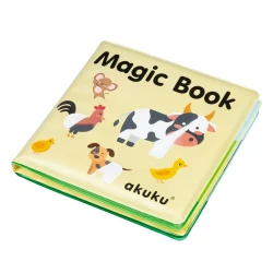 Jucărie pentru baie Akuku Magic Book Animals Beige, 1 buc. cumpăra în Chișinau. Foto 1