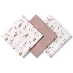Pelinci din bumbac BabyOno Extra Soft Brown (70x70 cm), 3 buc. cumpăra în Chișinau. Foto 3