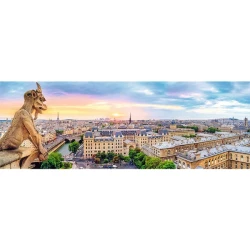 Puzzle Trefl Panorama – View from the Cathedral of Notre-Dame de Paris, 1000 elemente cumpăra în Chișinau. Foto 2