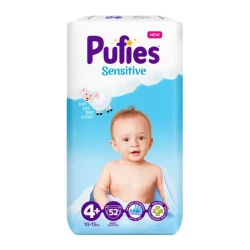 Scutece Pufies Sensitive 4+ (10-15 kg), 52 buc. cumpăra în Chișinau. Foto 1