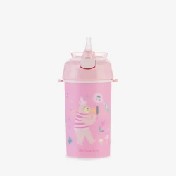 Cană cu pai și curea Kikkaboo Music Fest Pink (8 luni+), 450 ml cumpăra în Chișinau. Foto 2