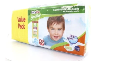 Scutece Babylino Sensitive №7 (15 kg +), 36 buc. cumpăra în Chișinau. Foto 3