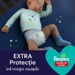 Подгузники-трусики Pampers Night Pants 7 (15+ кг), 17 шт. купить в Кишиневе. Фото 9