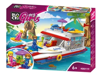 Set construcție Blocki MyGirls Sea Adventure Iaht, 413 elemente cumpăra în Chișinau. Foto 1