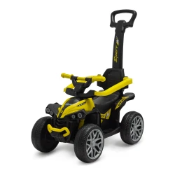 Tolocar Baby Mix Mega Prime EVA cu mâner pentru părinți, galben cumpăra în Chișinau. Foto 1