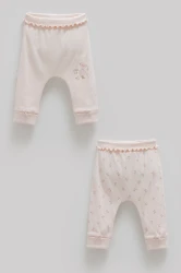 Pantaloni Caramell All Time Girl Pink & Ecru, 2 buc. (12-18L) cumpăra în Chișinau. Foto 1