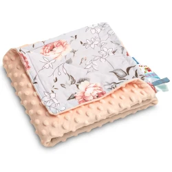 Одеяло Caretero Light Minky Peach Magical Garden, 75x100 см купить в Кишиневе. Фото 1