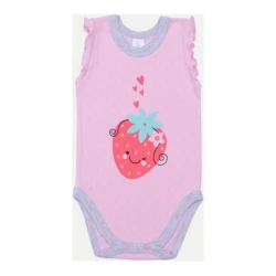 Body-maiou Veres Strawberry, roz, mărimea 80 cumpăra în Chișinau. Foto 1