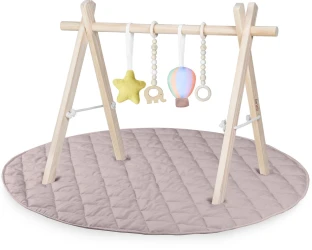 Детский коврик с образовательной аркой Lionelo Anis, 100×100x60 см купить в Кишиневе. Фото 1