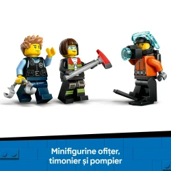 Конструкторы Lego City Helicopter & Fire Engine & Submarine Remix, 874 элемента купить в Кишиневе. Фото 7