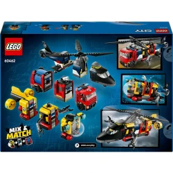 Конструкторы Lego City Helicopter & Fire Engine & Submarine Remix, 874 элемента купить в Кишиневе. Фото 2