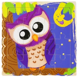 Puzzle educativ Akuku Owl, 16 elemente cumpăra în Chișinau. Foto 1