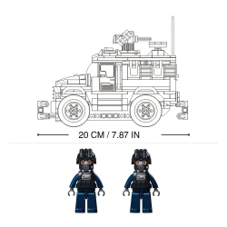 Set construcție Sluban Tigru – Vehicul de asalt, 412 elemente cumpăra în Chișinau. Foto 3