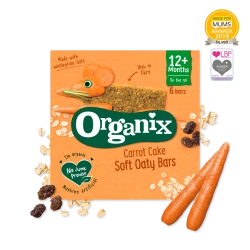 Băţişoare Organix Carrot Cake Soft Oaty Bars (12 luni+), 6х23 g cumpăra în Chișinau. Foto 1