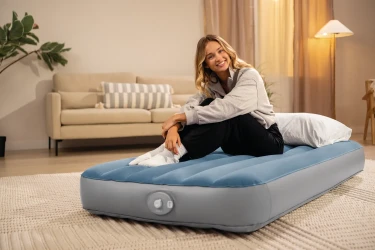 Saltea gonflabilă Intex Prestige Downy cu pompă electrică detașabilă 5 V cumpăra în Chișinau. Foto 3