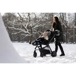 Зимний чехол для коляски Caretero Climber Black, 95x45 см купить в Кишиневе. Фото 7