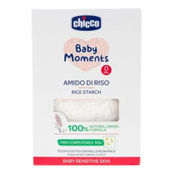 Крахмал рисовый для купания Chicco Baby Moments, 250 г купить в Кишиневе. Фото 1