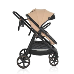 Cărucior 2 in 1 cu bloc reversibil Moni Tokyo Beige cumpăra în Chișinau. Foto 5