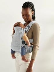 Marsupiu BabyBjorn Harmony Silver 3D Mesh cumpăra în Chișinau. Foto 2