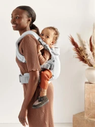 Marsupiu BabyBjorn Harmony Silver 3D Mesh cumpăra în Chișinau. Foto 5