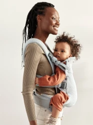 Marsupiu BabyBjorn Harmony Silver 3D Mesh cumpăra în Chișinau. Foto 4
