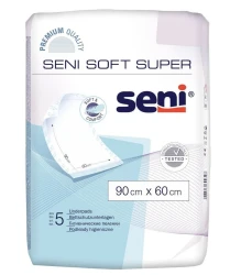 Пеленки одноразовые Seni Soft Super (90x60 см), 5 шт. купить в Кишиневе. Фото 1