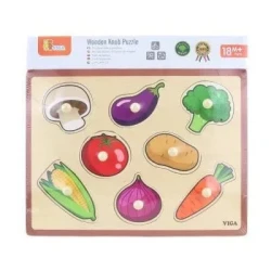 Puzzle Viga Legume, 8 elemente cumpăra în Chișinau. Foto 4