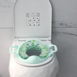 Детская накладка на унитаз BabyJem мягкое Mint, 24 мес+ купить в Кишиневе. Фото 2