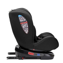 Scaun auto 40-150 cm (i-Size) Isofix Kikkaboo i-Trip Black, rotativ 360 cumpăra în Chișinau. Foto 8