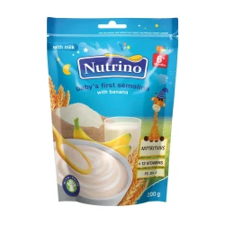 Terci Nutrino din gris cu lapte si banane (6 luni+), 200 gr cumpăra în Chișinau. Foto 1