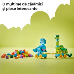 Set construcție Lego Duplo 3in1 Dinosaurs On Wheels, 108 elemente cumpăra în Chișinau. Foto 5