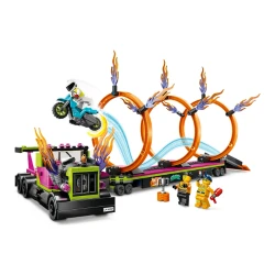 Set construcție Lego City Stunt Truck & Ring of Fire Challenge (Inelele de foc), 479 elemente cumpăra în Chișinau. Foto 4