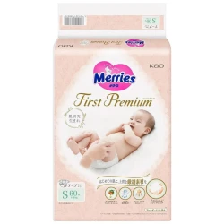 Подгузники Merries First Premium S (4-8 кг), 60 шт. купить в Кишиневе. Фото 2